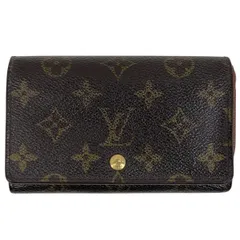 ルイ・ヴィトン Louis Vuitton ポルト モネ ビエ トレゾール 札入れ 小銭入れ 二つ折り財布 モノグラム ブラウン M61730 レディース 【中古】
