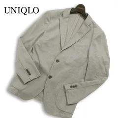 UNIQLO ユニクロ 通年 SLIM FIT★ コンフォート テーラード ジャケット Sz.M メンズ 灰 グレー