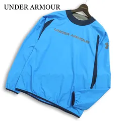 UNDER ARMOUR アンダーアーマー 通年★ トレーニング ジャケット ウインドブレーカー プルオーバー Sz.LG メンズ 青