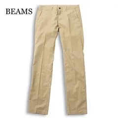 B:MING LIFE STORE by BEAMS ビームス 通年 ストレッチ★ ストレート スラックス パンツ Sz.46　メンズのサムネイル
