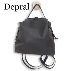 美品★ VitaFelice ヴィータフェリーチェ Depral デプラル レザー 2way オーバル リュック バッグ Sz.F　レディース 黒