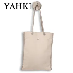 YAHKI ヤーキ ロゴ♪ キャンバス トート バッグ Sz.F　レディース