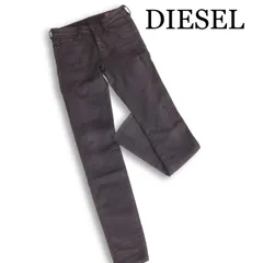 DIESEL ディーゼル 0855E DORIS-NE★ ダメージ加工 スキニー スウェット デニム パンツ ジョグ ジーンズ Sz.25 レディース