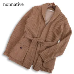 nonnative ノンネイティブ NN-K2209 秋冬 ウール100%★ ロガー ニット ガウン カーディガン Sz.0　メンズのサムネイル