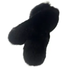 サガフォックス SAGA FOX ティペット フォックスファー マフラー ブラック■GY14