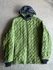 BLUE BELL 斜めベル 60s 70s vintage CONMAR キルティング リバーシブル フーデッド ジャケット ブルゾン ダブルジップ