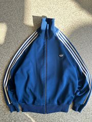 80s adidas アディダス トラックジャケット 水色 デサント製 4号 | Mercari