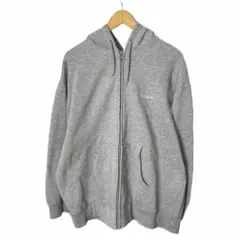 カーハート carhartt ジップアップ パーカー スウェット ブルゾン ロゴ刺繍 3L ライトグレー