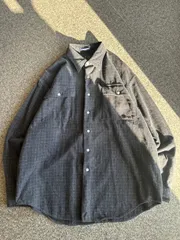 TOMMY HILFIGER フランネル 長袖シャツ 碁盤格子 チェック グレー