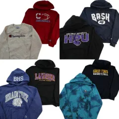 古着卸 まとめ売り チャンピオン Champion スウェット 8枚セット (メンズ S ) タイダイ フーディー カレッジ風 中古 古着 ND7220