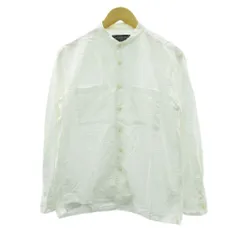 グリーンレーベルリラクシング ユナイテッドアローズ green label relaxing SC オーガニック オックス バンドカラー シャツ 白 ホワイト S 3211-171-2452 ■YHS5