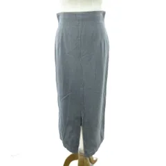 ギャルリーヴィー GALERIE VIE トゥモローランド スカート コーデュロイ ロング丈 34 水色 ライトブルー 1014 ■YHS6