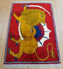 115×82cm ペルシャ絨毯 バラミン産 絨毯 waramin - メルカリ