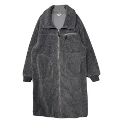 ザノースフェイス グレー シープスキン フリース コート M/90