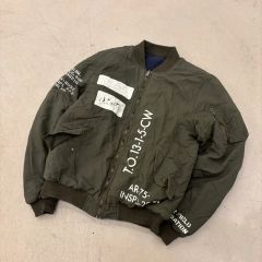 ヴィンテージ エアフォース プリンティング リバーシブル ブルゾン