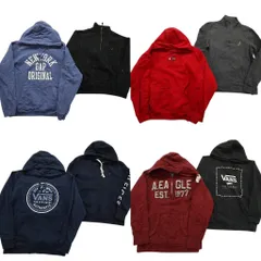 古着卸 まとめ売り ブランドMIX スウェット 8枚セット (メンズ M ) トミーヒルフィガー ノーティカ アメリカンイーグル 中古 古着 ND7083