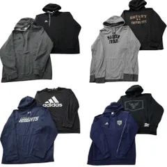 古着卸 まとめ売り スポーツブランドMIX スウェット 8枚セット (メンズ XL ) アディダス アンダーアーマーカレッジ風 中古 古着 ND7138