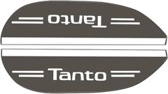 タント対応 専用ロゴ付き 雨よけ サイドミラーバイザー 撥水 サイドミラー 保護カバー 梅雨対策 水滴防止 視界確保 左右2枚セット