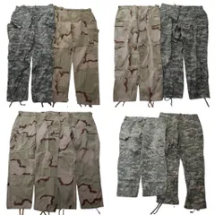 古着卸 まとめ売り 米軍実物 フィールドパンツ ミリタリー 8枚セット (メンズ XL ) デザートカモ デジカモ 中古 古着 ND7339