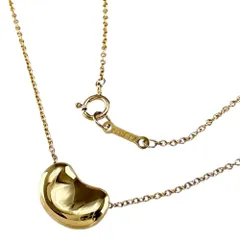【TIFFANY&Co./ティファニー】ビーン ネックレス K18YGイエローゴールド 18金  2.9g 41cm レディース 【中古】【真子質店】【GD】【ex】