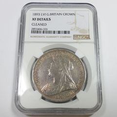 1897年 イギリス クラウン銀貨 NGC鑑定済 VF25 資産防衛 - メルカリ