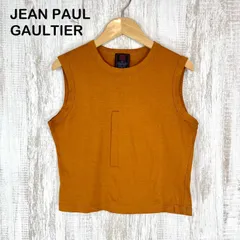 90s JEAN PAUL GAULTIER CLASSIQUE ヴィンテージジャンポールゴルチエクラシック フロントポケット クルーネック ノースリーブ カットソー タンクトップ レディース トップスのサムネイル