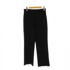 ジャーナルスタンダード JOURNAL STANDARD クレープストレッチラインパンツ スラックス センタープレス 36 黒 ブラック /AT ■OS