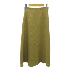 B&Y ユナイテッドアローズ BEAUTY&YOUTH ビューティー&ユース 美品 キルトライクロングフレアスカート ロング丈 S 茶 ブラウン 1624-199-3643 1220 ■YHS7