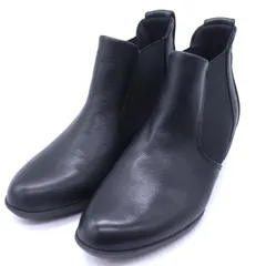 フィットフィット サイドゴアブーツ コンフォート シューズ ブランド 靴 黒 レディース 22サイズ ブラック fitfit 【中古】