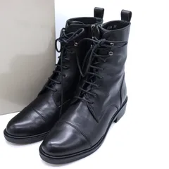 マーガレットハウエル ブーツ 本革 レザー シューズ ブランド 靴 日本製 黒 レディース 23サイズ ブラック MARGARET HOWELL 【中古】