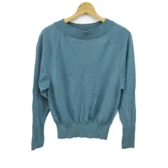 アンタイトル ニット セーター 長袖 ウール/シルク/カシミヤ混 トップス レディース 2サイズ 水色 UNTITLED 【中古】