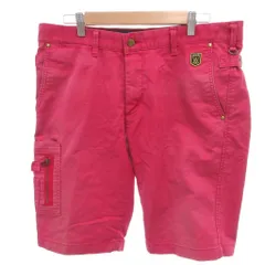 エドウィン EDWIN ショートパンツ XL ピンク カーゴポケット ゴルフワッペン KG5012 /HW ■GY66