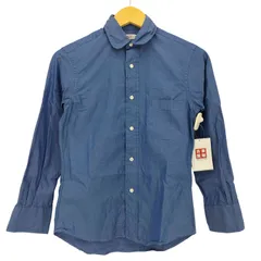 インディヴィジュアライズドシャツ individualized shirts USA製 丸襟 コットンシャツ レディース 表記無 