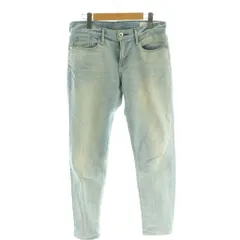 アッパーハイツ upper hights デニム ジーンズ 綿 ポリウレタン 水色 無地 ライトウォッシュ スリムフィット /NS