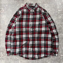 古着 CHAPS ネルシャツ チェック XXL コットン 長袖 ボタンダウンシャツ BDシャツ レイヤード