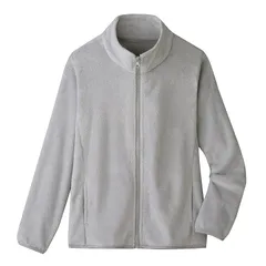 即納：暖か毛布のｼﾞｯﾌﾟｼﾞｬｹｯﾄ ｸﾞﾚｰ M 0