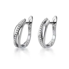 ツイスト ピアス ピアス 両耳 「輝く三日月」 シルバー925 リングピアス K18金 ピンクゴルード レディース ピアス ラウンドイヤリング 金属アレルギー対応 フープ 誕生日 プレゼント 人気 Z.Angie 女性 アクセサリー