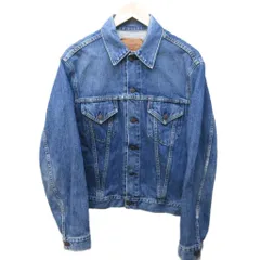 リーバイス Levi's 90s 71557 3rd型 デニムジャケット Gジャン 復刻 ビックE 日本製 ボタン裏J02 インディゴブルー 42 約M STK 1222