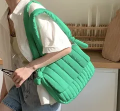 キルティング ヌビバッグ 韓国 ショルダーバッグ 3102210 スクエア