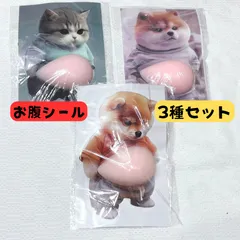 〇 お腹シール 3枚セット 立体 ぷっくり シール 動物 猫 犬 かわいい デコ スマホケース 手帳 ノート 韓国風 推し活 デコレーション プレゼント ねこ ネコ ワンちゃん ぷにぷにシール ぷっくりシール おなかシール もちもち
