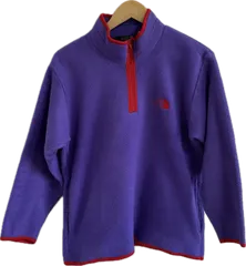  【美品】THE NORTH FACEザノースフェイス　フリーストップス　パープル　レディース　Mサイズ【Z1758】