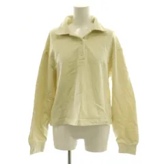 B&Y ユナイテッドアローズ BEAUTY&YOUTH ビューティー&ユース ショートポロスウェットプルオーバー トレーナー シャツ アイボリー /SS ■OS