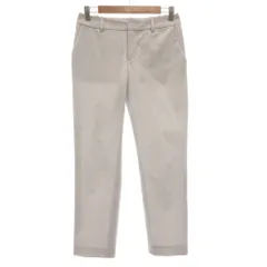 グリーンレーベルリラクシング ユナイテッドアローズ green label relaxing パンツ スラックス ストライプ イージー 40 グレー 白 ホワイト /GV