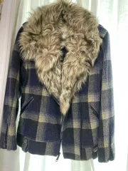 価格破壊)ラルフローレン デニム＆サプライ チェック ハーフコート