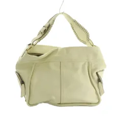 サザビー SAZABY ハンドバッグ トートバッグ レザー 白 /MI