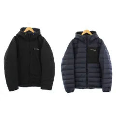 モンベル Montbell コロラドパーカ ダウンジャケット リバーシブル XL 黒 紺 1101492 /KH