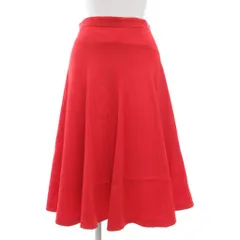 ジルスチュアート JILL STUART フレアスカート ひざ丈 0 赤 レッド /GV ■GY43