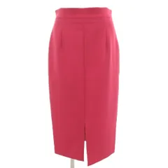 エムプルミエ M-Premier 美品 タイトスカート 38 ピンク 桃色 スリット ロング 裏地あり /AE