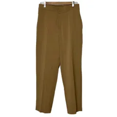 ノーク N.O.R.C NORC センタープレス スラックス パンツ 4 茶 ブラウン ■GY43 レディース