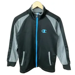 チャンピオン CHAMPION ジップアップ ジャージ 男の子 150 ブラック ブルー